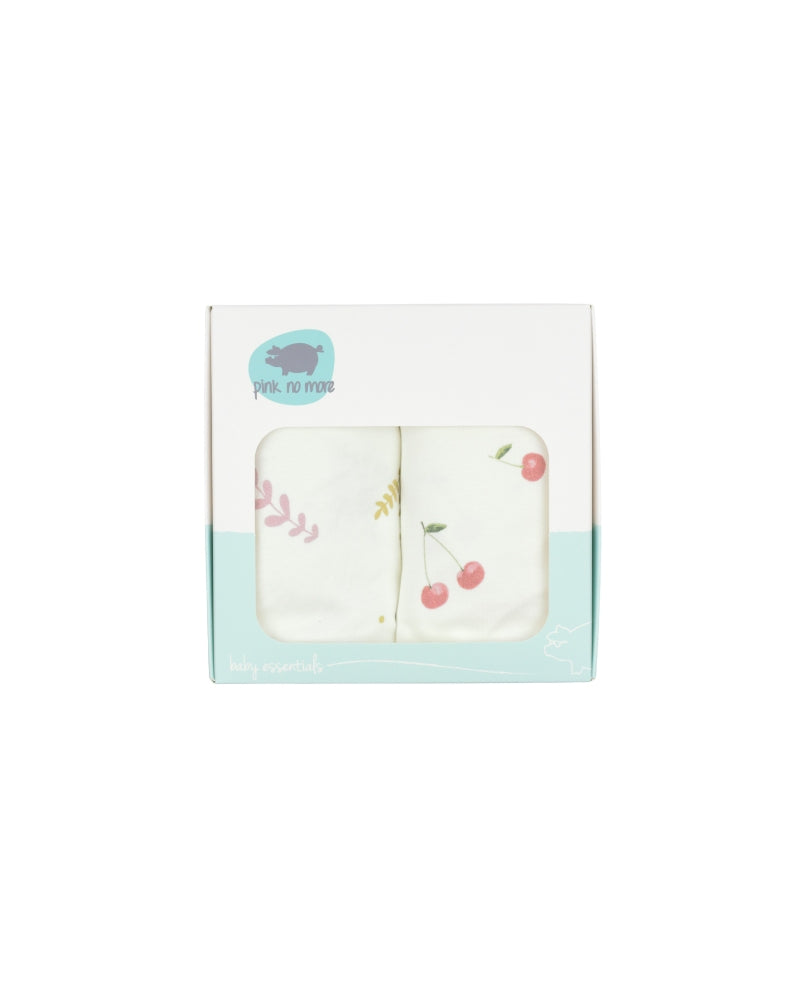 2er pack Bettlaken für Babywanne und Babywiege Pink no More