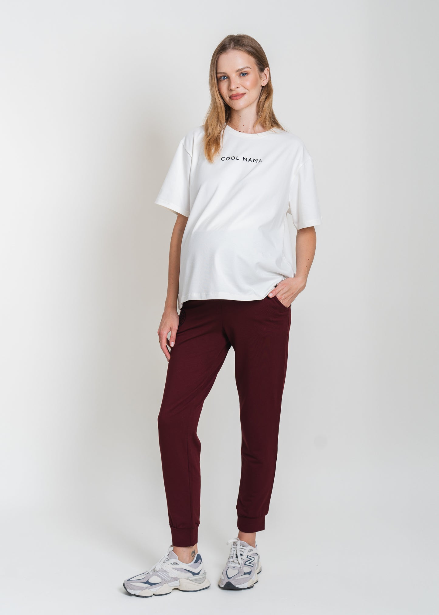 Umstandshose burgund