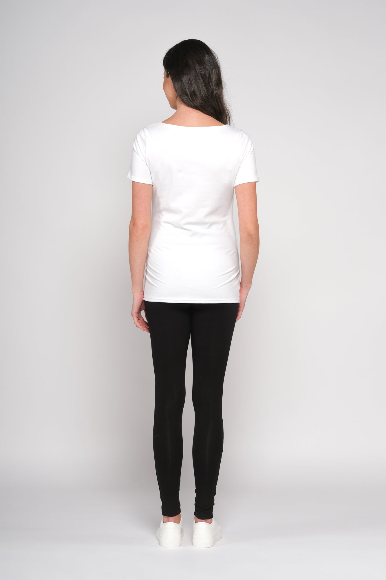 Weißes Still-T-Shirt