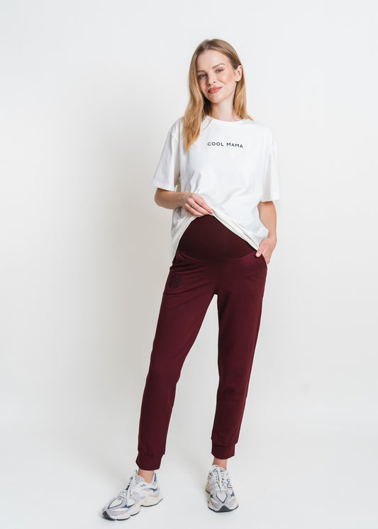 Umstandshose burgund